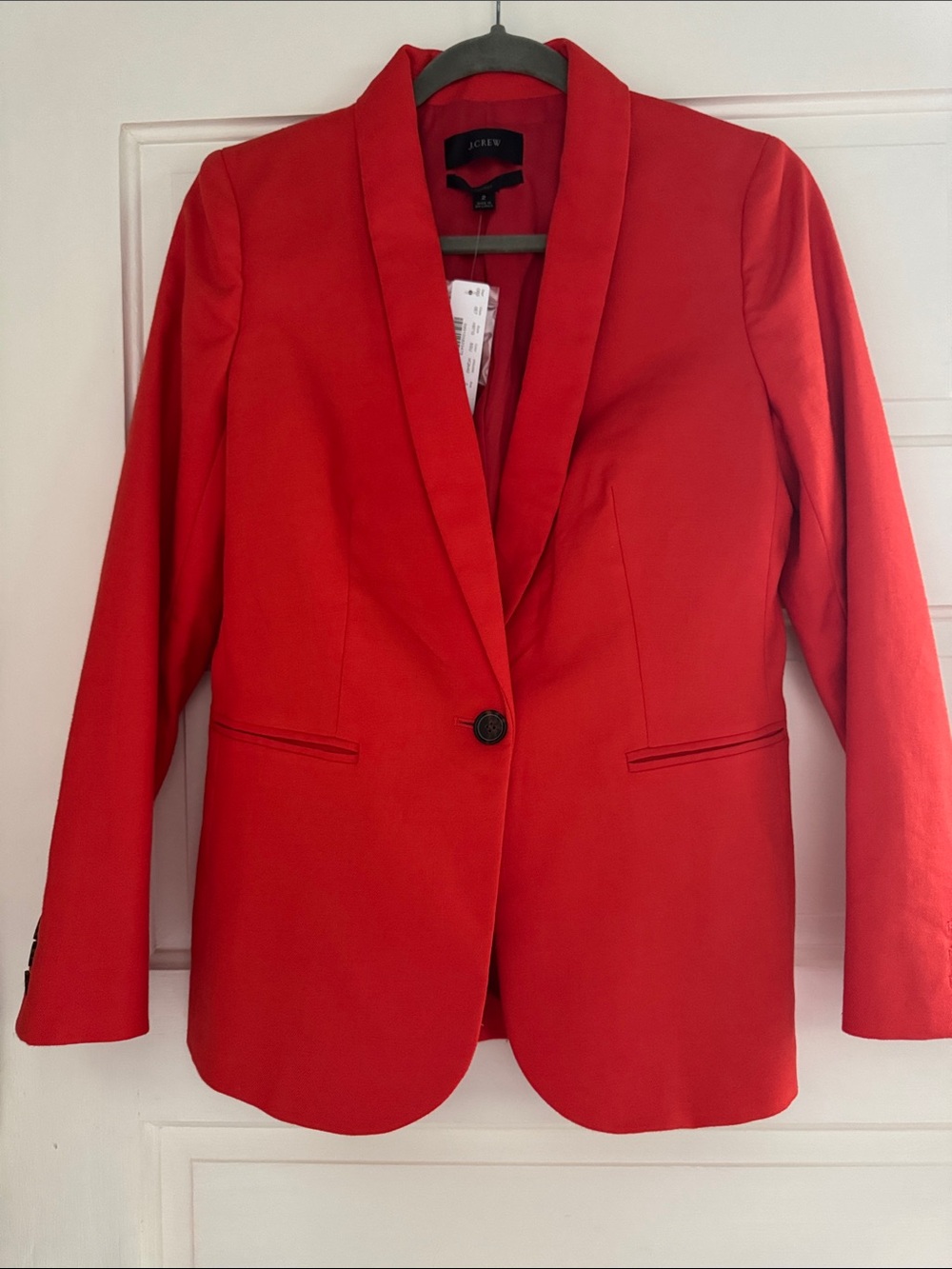 J. Crew Brilliant Sunset Single-Button Stretch Linen Blazer Size 2 NWT's